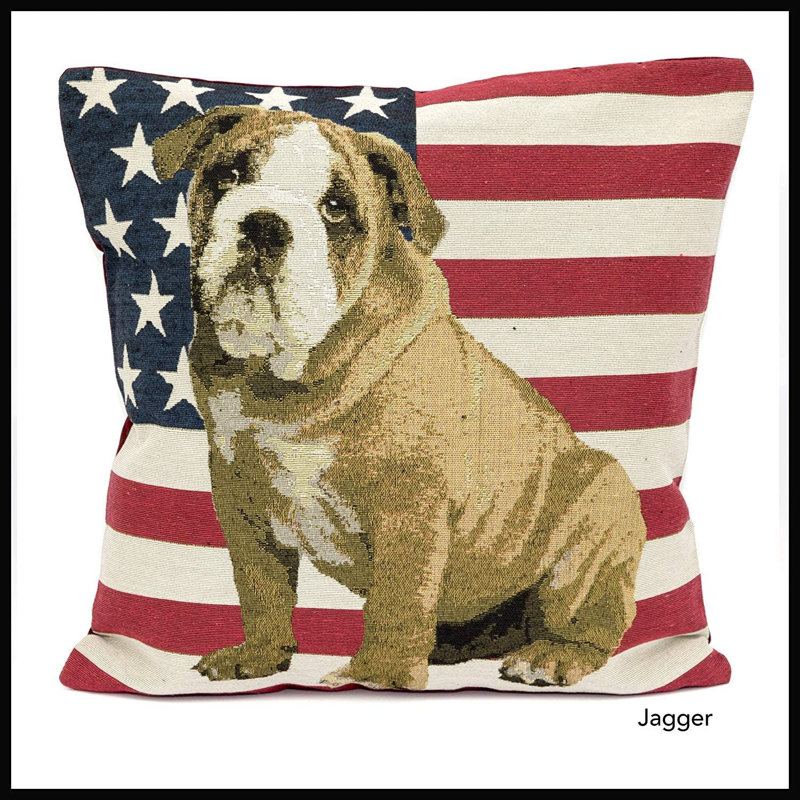 Western Striped Square Cushion Cover