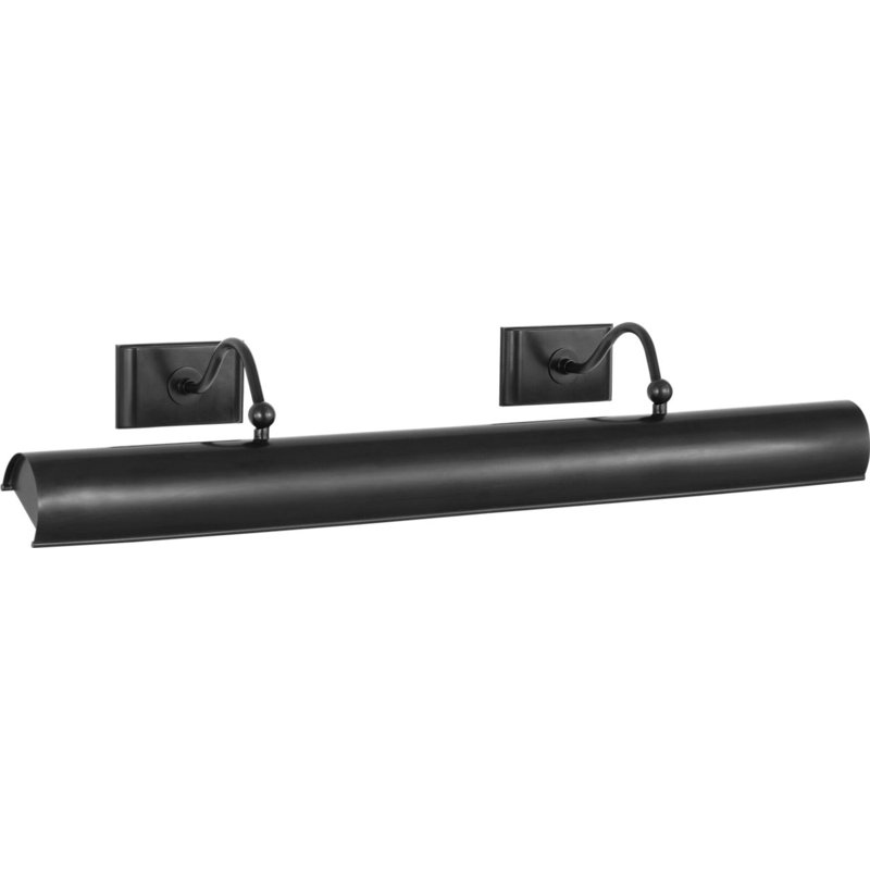 Hessen Picture Light, Bronze, 4.75" H x 30" W x 9" D