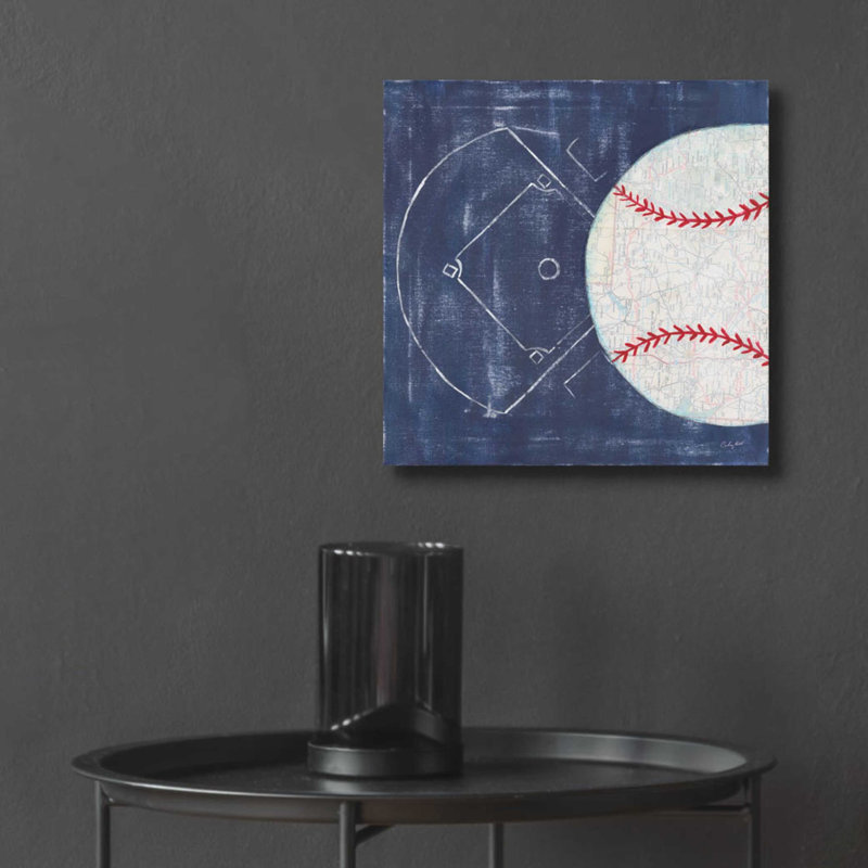 «On the Field III» par Courtney Prahl, art mural en verre acrylique, H 12 po x l 12 po x P 0,13 po