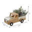 Camion de Noël en bois mélangé