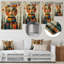 Naive, style simpliste, art populaire fantastique - Art mural populaire-1369543-1369545