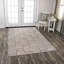Tapis géométrique en laine touffeté à la main Kaavya-554653775