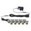 Bonaira Silver Plug-in Integrated LED Metal Deck Light Pack