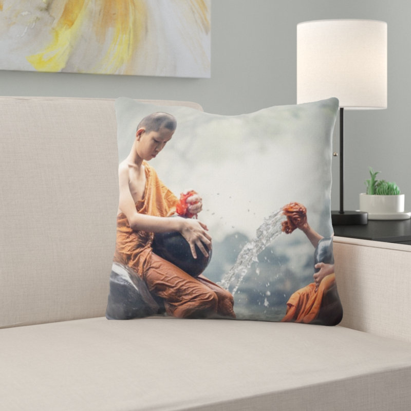 Microsuede Throw Pillow