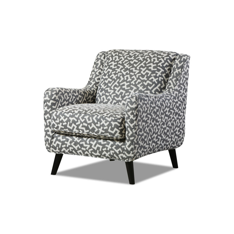 Fauteuil d'appoint en denim Downunder, Denim Down Thunder