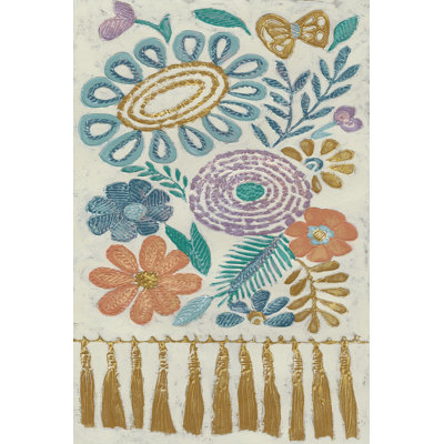 " Tassel Tapestry II " by Chariklia Zarris Painting Print