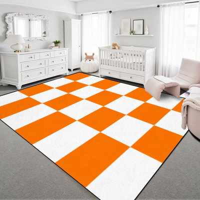 Faux Fur Abstract Rug