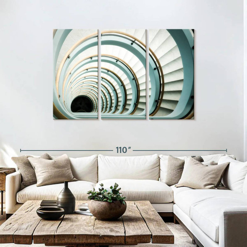 Lilie Long Staircase, 48" H x 74" W
