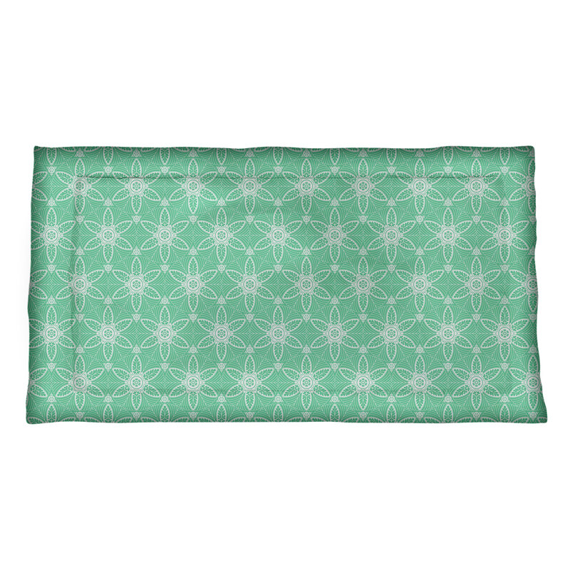 Taie décorative Katelyn Elizabeth, Polyester, Très grand, Vert