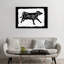 «La Vache» par 33 Broken Bones, reproduction sur toile tendue sur châssis-31840878-73198615-73198616