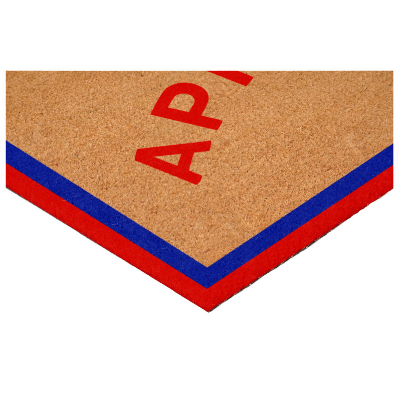 Apres Ski Border Doormat, 17"x29"