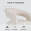 Fauteuil moderne rembourré avec dossier ouvert Hector