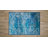 Emanuel Modern Abstract Machine Woven Flatweave Blue and Teal Area Rug with Non Skid Backing -450291450