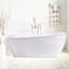 Baignoire autoportante en acrylique 67 po. X 31 po. Vanity Art-83841392