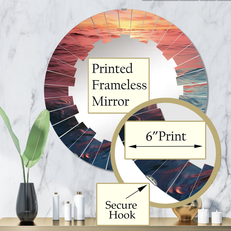 Miroir mural Schintzel, 32 po x 32 po