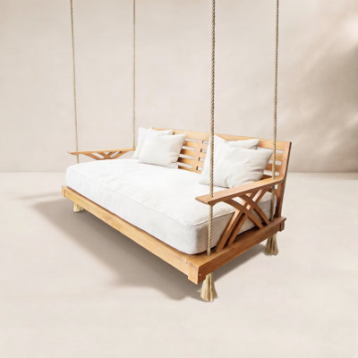 Davida Cotesfield Teak Swing Bed