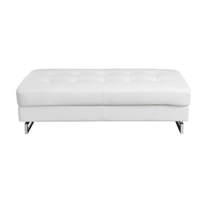 Ordaz Faux Leather Ottoman