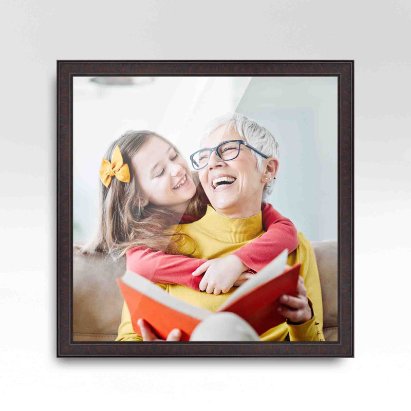 Bayler Wood Picture Frame, Brown, 12" x 12"