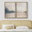 «Landscape Abstract Shapes Illustration», reproduction encadrée sur toile 2 pièces-91069266-91069267