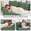 Modern Oversize Sofa 265cm Corduroy Sofa with 4 Seats No Tool Assembly Multi-Layered Cushion-1550133841