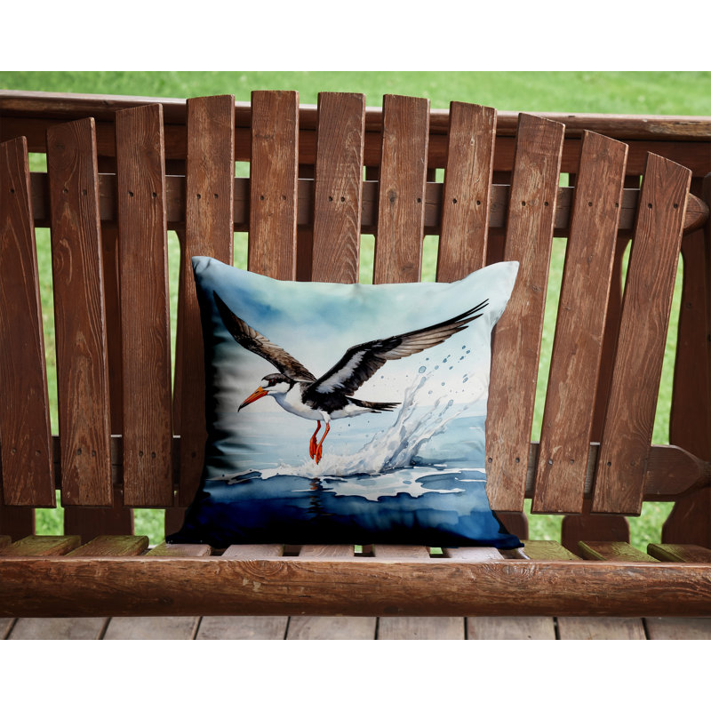 Coussin Black Skimmer, Carré 14 po
