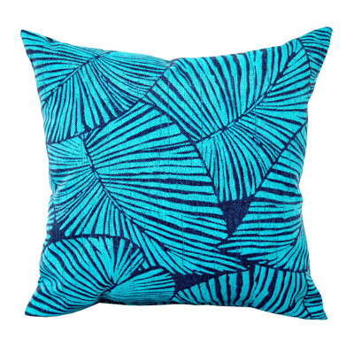 Housse et insert de coussin décoratif intérieur / extérieur en polyester Napanoch