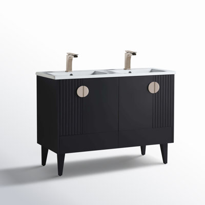 Saimah 47.25'' Double Bathroom Vanity
