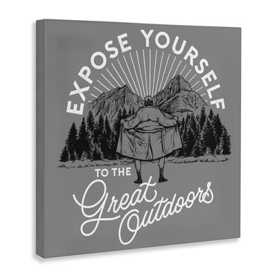 Art mural sur toile «Expose Yourself» par Jedco Brands, Inc.