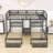 Harleen Kids Full over Twin & Twin 3 Drawers Wood Triple Bunk Bed