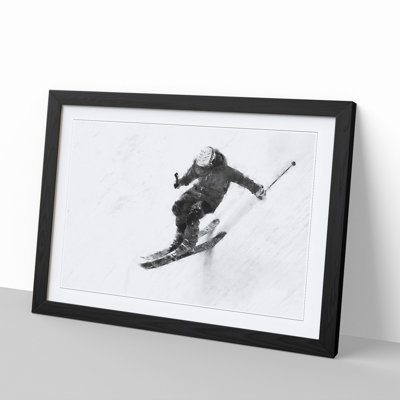 Skiing Vol.2 - Picture Frame Graphic Art