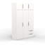 Nikoll 6 Door Manufactured Wood Wardrobe-1401786687-1401786686