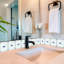 Carrelage mosaïque auto-adhésif en vinyle 12 po x 12 po (ensemble de 24)