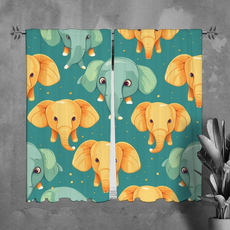 Trekwan Room Darkening Curtain, 40" W x 61" L