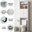 Rangement autoportant au-dessus de la toilette 74,8 po Eftimie-1595817417