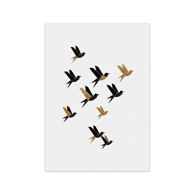 Orara Origami Birds Collage II - Print