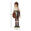6" Christmas Green Nutcracker Ornament Trio Set of 3, Red-Green