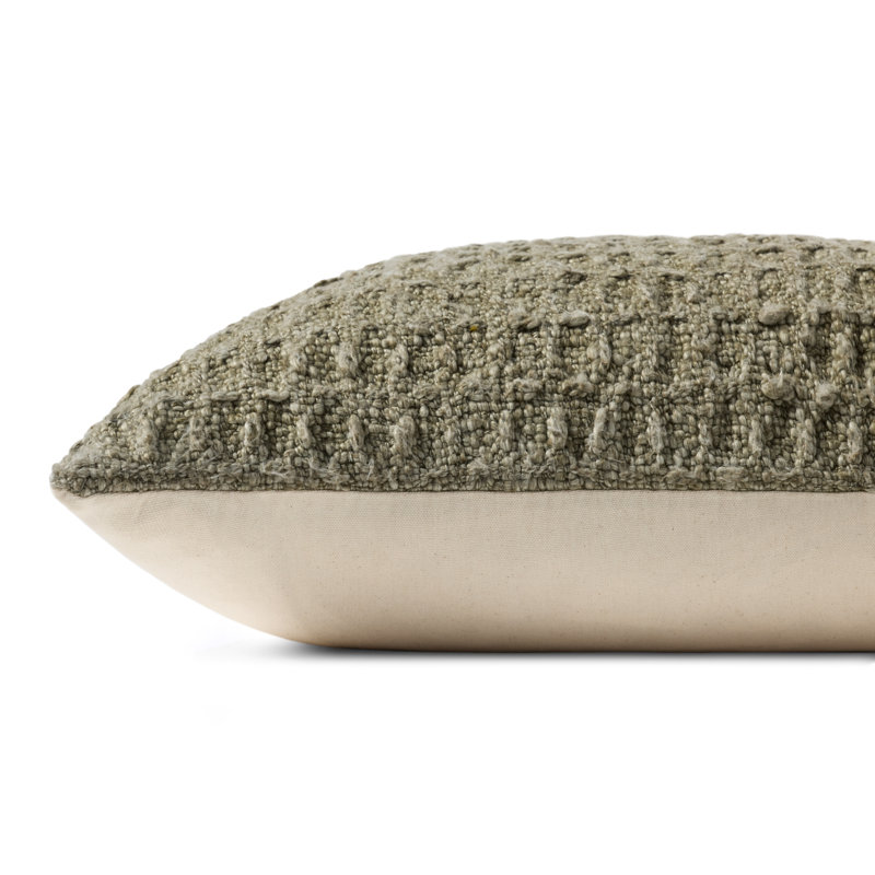 Coussin décoratif Amber Lewis x Loloi Alinah, Housse de coussin seulement - sans coussin, Olive