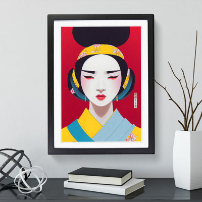 Geisha Portrait No.5 - Single Picture Frame Print
