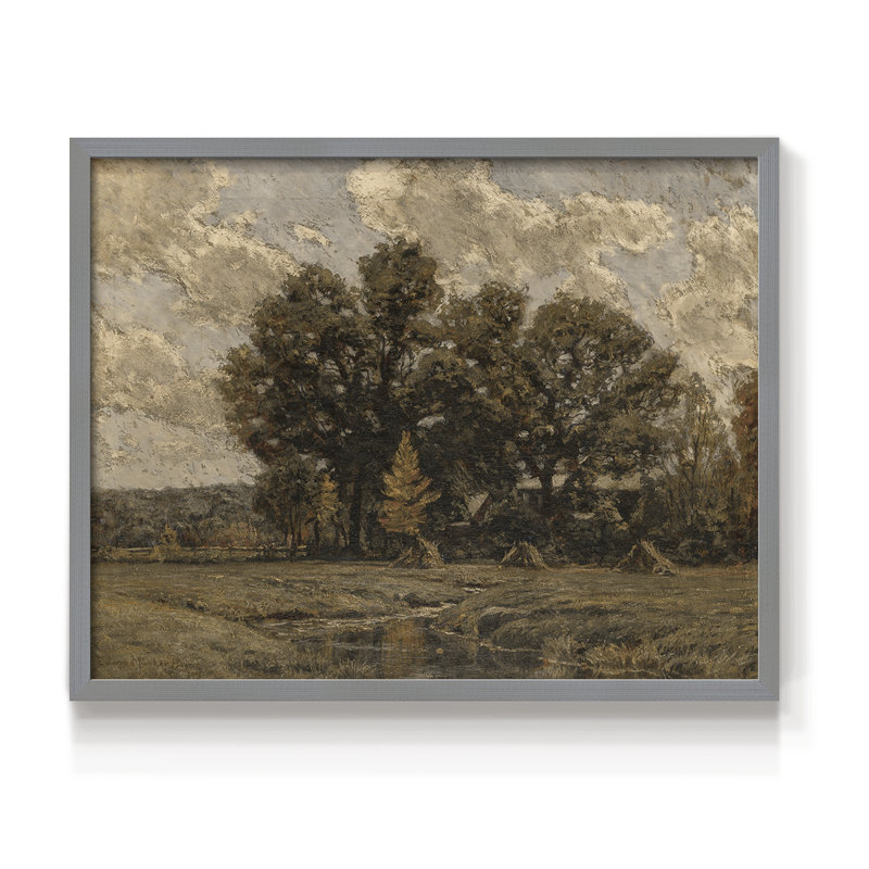 Paysages rétro-Dxci-impression encadrée, H 16 po x l 20 po