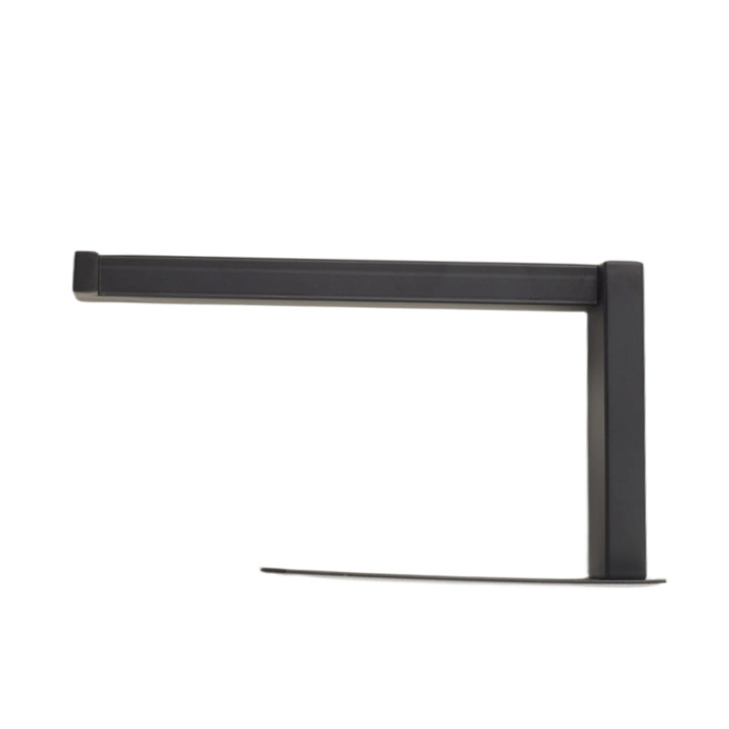 14cm Wall Mounted Required Towel Bar, Black