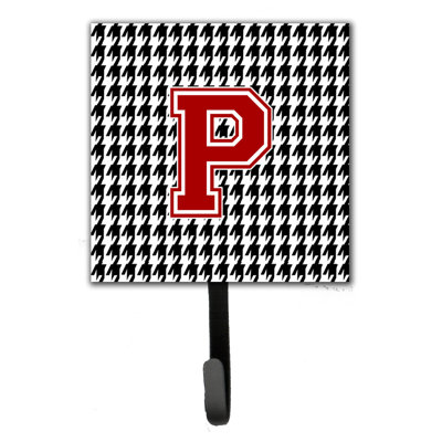 Porte-laisse houndstooth et crochet mural