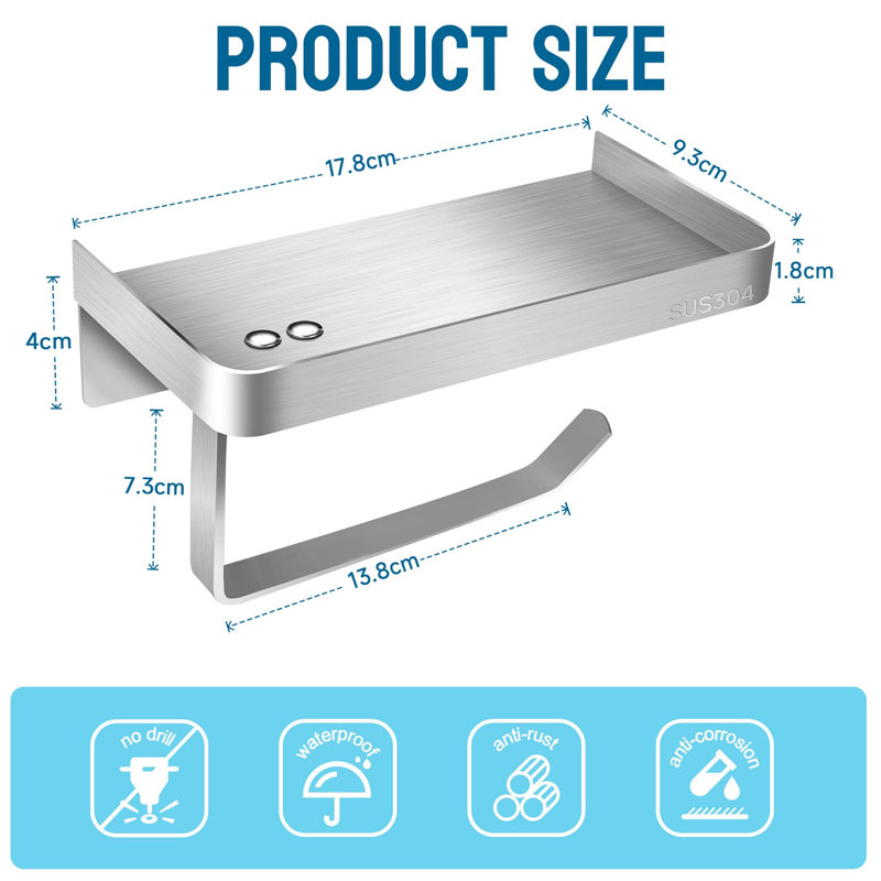 Stainless Steel Paper Towel Holder