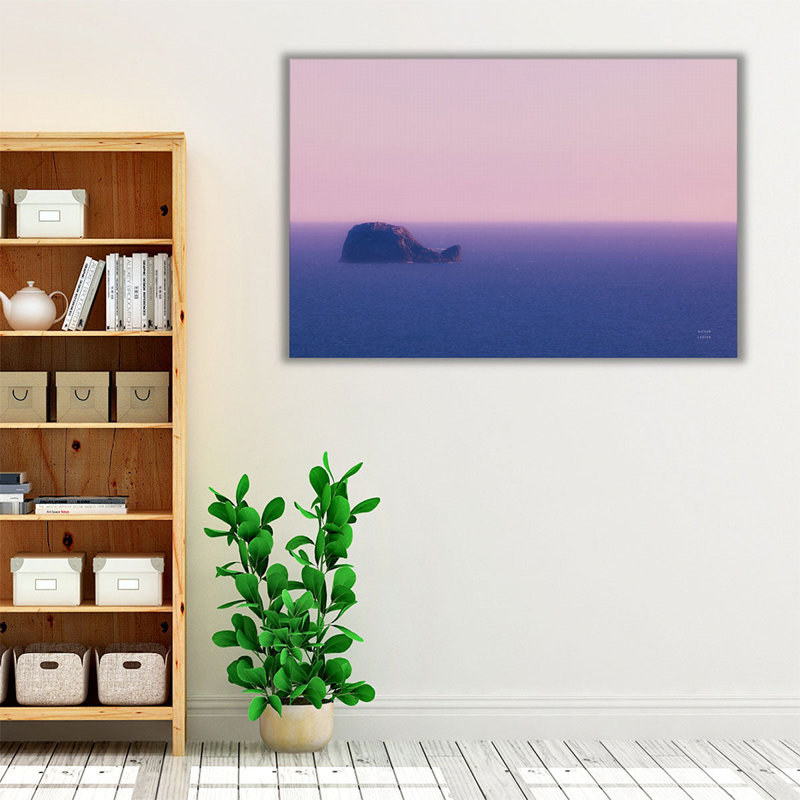 Whale Rock - reproduction d'art sur toile, H 20 po x l 30 po