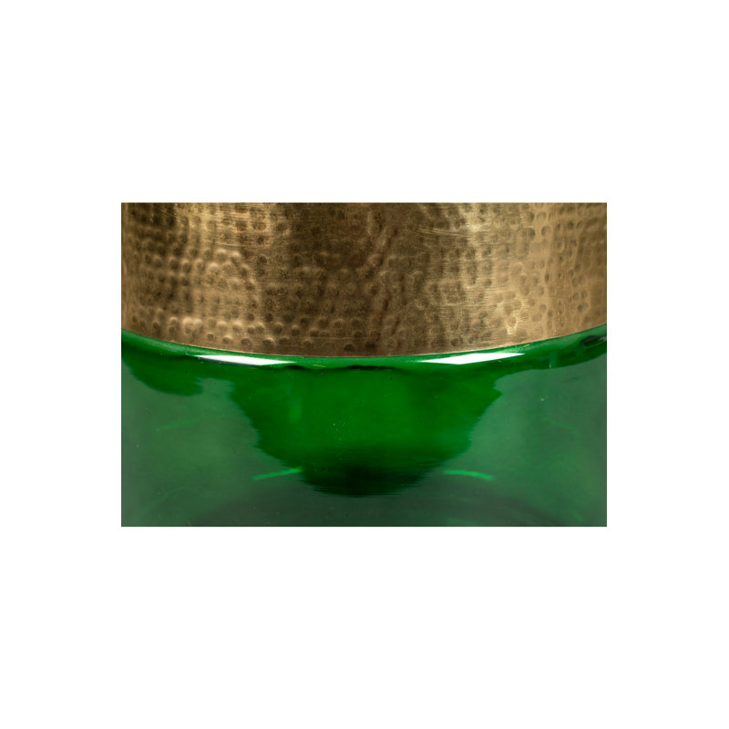 Cave End Table, Green