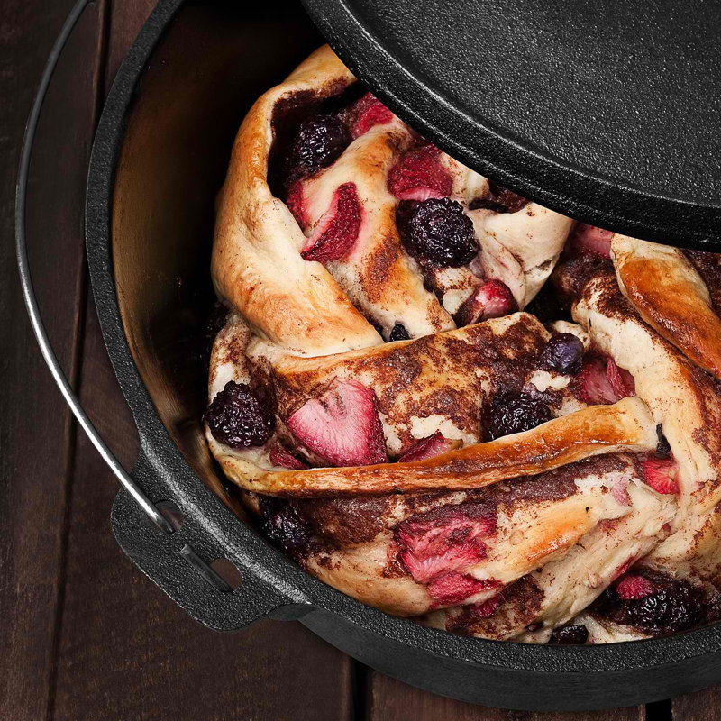 Klarstein 11.4L Cast Iron Round Dutch Oven
