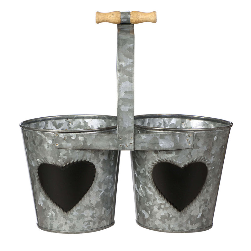 Coe Metal Pot Planter