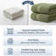 Ensemble de 16 serviettes 100 % coton, douces, absorbantes et à séchage rapide, pour la salle de bain et l'usage domestique.-978274407