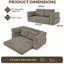 2 Seater Corduroy Sofa