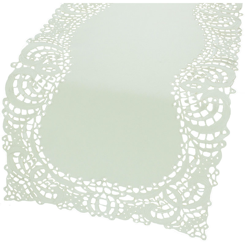 Wedgeworth Table Runner, Ivory, 54" L x 15" W