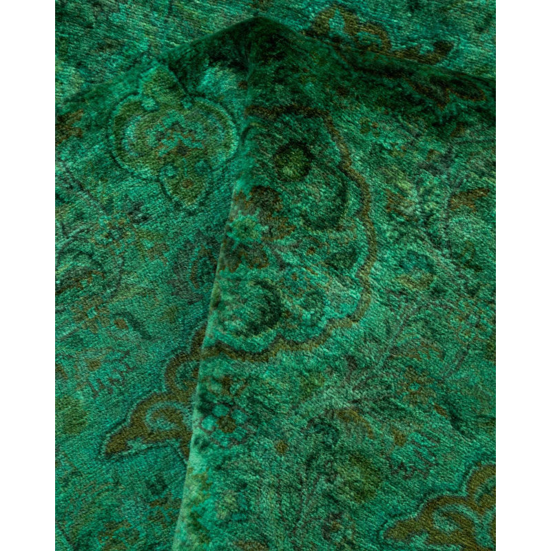 Tapis noué à la main Weirsky - One-of-a-Kind Weirsky - Vert